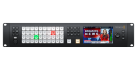 Blackmagic Design的ATEM交换机的正面图