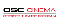 QSC Cinema Certified Theatre Program Badge