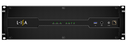 L-Acoustics L-ISA多通道音频处理器的正面图