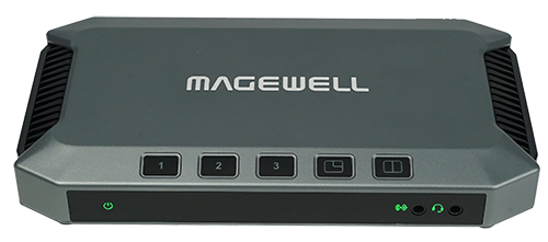 Magewell USB Fusion 500的正面俯视图